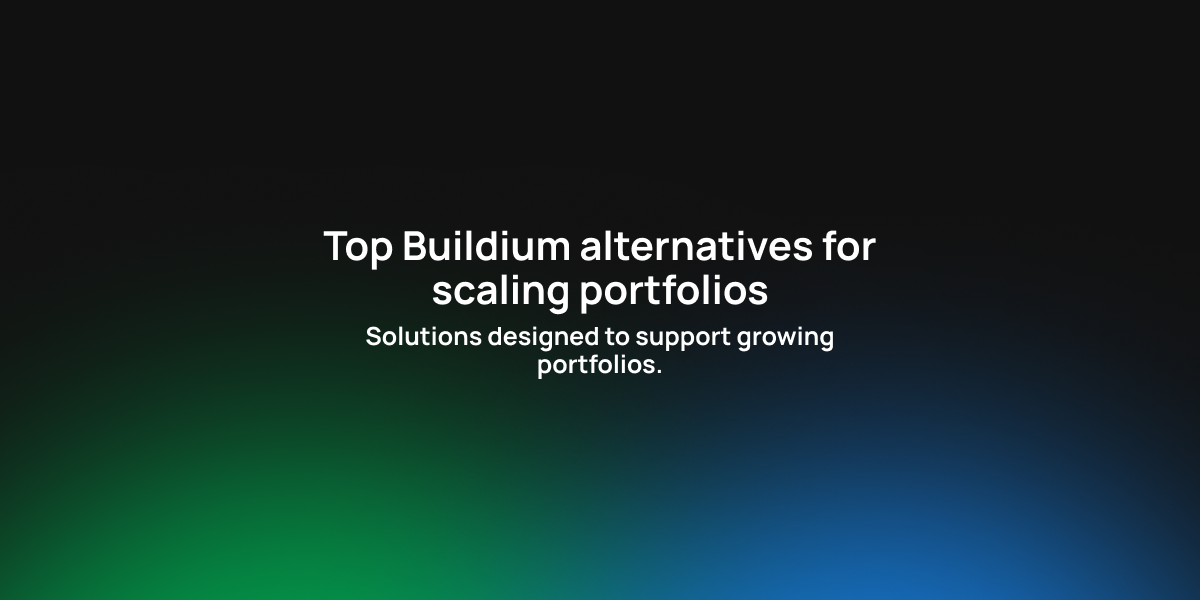 Top buildium alternatives for scaling portfolios